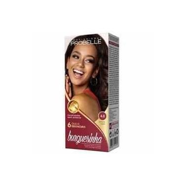 Imagem de Tonalizante Burguesinha Coloração 4.0 Castanho Médio 50gr Probelle