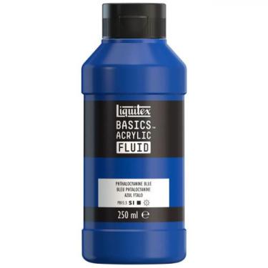 Imagem de Tinta Acrílica Liquitex Basics Fluid 250ml Phthalo Blue, Fluid