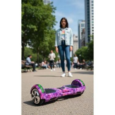 Imagem de Hoverboard Elétrico 6.5" Criança/Adulto - Luzes LED, Bluetoo - Congrat