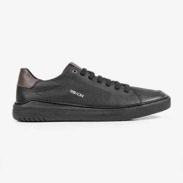 Imagem de Sapatênis Ferracini Glow - Masculino - Preto - 42, Preto, 42