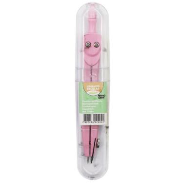 Imagem de Compasso Escolar Pastel Trend Rosa Leo&Leo