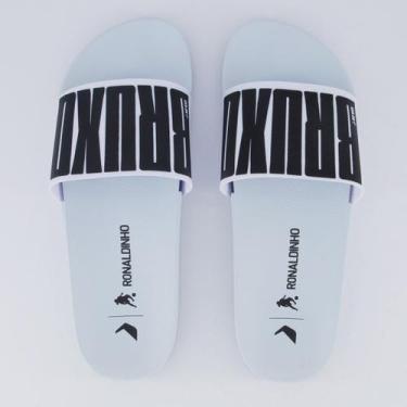 Imagem de Chinelo Rider Slide R10 Branco e Preto, 37-38
