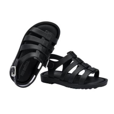 Imagem de Sandália mini melissa flox bb 31675, Preto, 19