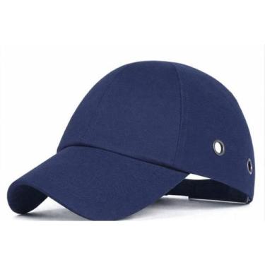 Imagem de Boné com Capacete de Segurança EPI Obra Casquete Cor:Azul - Imaginei C