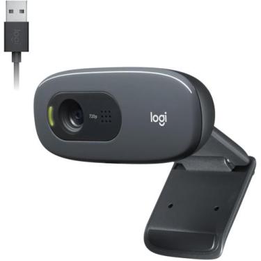 Imagem de Webcam HD C270 com 3 MP para Chamadas e Gravações em Vídeo Widescreen,