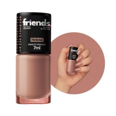 Imagem de Esmalte Cremoso Nude Helena Friends 7ml Cor Vibrante