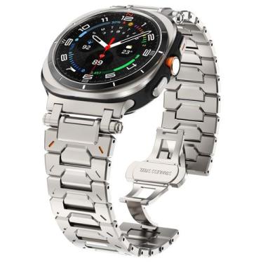 Imagem de Pulseira de relógio WINGLE em aço inoxidável para Samsung Galaxy 47mm