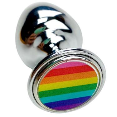 Imagem de Plug Anal P Pride Arco Íris Lgbtqiap+ - HARD