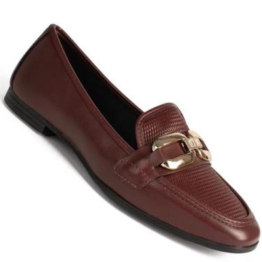 Imagem de Sapato Dakota D0822 Mocassim Loafer Feminino, Caramelo, 34