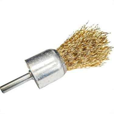 Imagem de Escova De Aco Pincel Mil Kits Aco Latonado Para Furadeira 1'' X M28