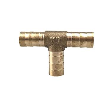 Imagem de Conexões Conector de Cobre Pagode Ar Combustível Tubo de Água Tubo de Latão Adaptador de Junta Farpada Adaptador para 4mm 5 6 8 10 12, T, 3, caminho, OD 12 MM