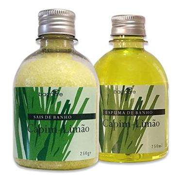 Imagem de Sais De Banho E Espuma Para Banheira Capim Limão 250ml cada Hidromassagem spa ofuro