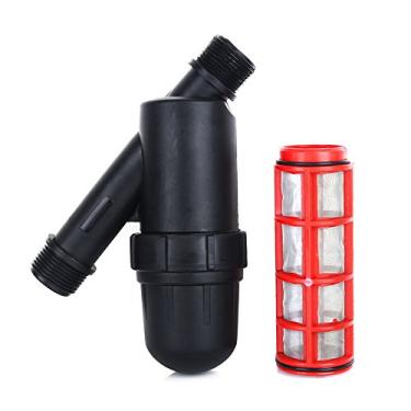 Imagem de Filtro, tela de filtro de 3/4" tela de malha de aço inoxidável 120 mesh para jardinagem irrigação por gotejamento tanque de água com proteção uv e oxidante