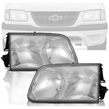 Imagem de Par Farol Gm S10 1996 1997 1998 1999 2000 96 97 98 99 00