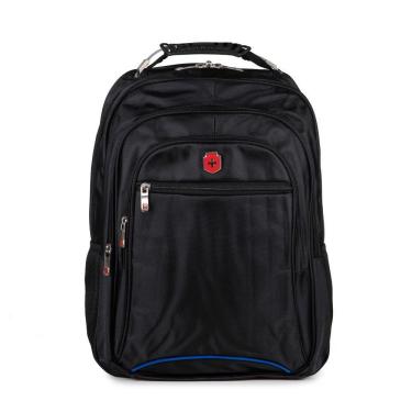 Imagem de Mochila para Notebook Executiva Swissland Sl04003 em Poliéster Nobre com Cabo de Aço 18" Preta com A