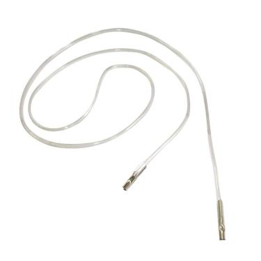 Imagem de Cordão Para Crachá Acp Silicone Transparente Ref 802 Com 100