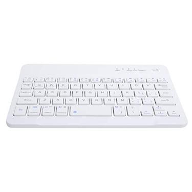 Imagem de Teclado Bluetooth sem fio, teclado compacto portátil de 7 polegadas de 59 teclas, ultrapathin, alcance de transmissão de 10 m para Air5/para notebook Samsung Laptops