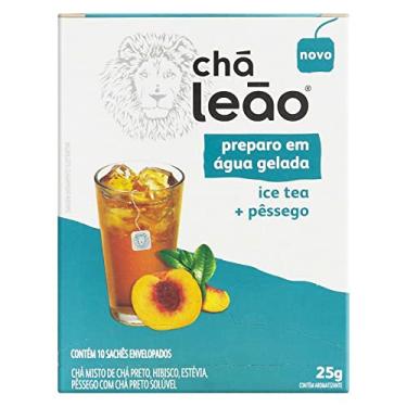 Imagem de Chá Leão Água Gelada - Ice Tea e Pêssego 10 Sachês