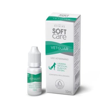 Imagem de Vetguar 10mL Substituto de lágrima - Soft Care Linha Oftalmo By Pet Society - Lágrima artificial elástica estéril para cães e gatos - Conforto prolongado para os olhos dos pets