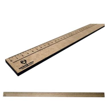 Imagem de Régua 100 cm Madeira Modelagem Estilista Corte Costura Fenix