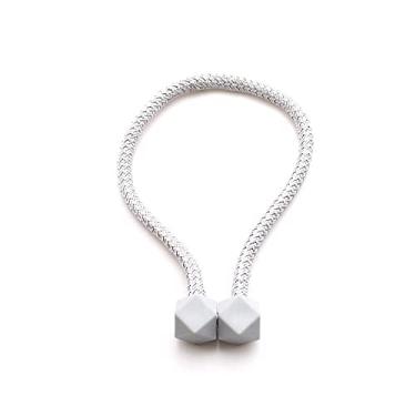 Imagem de Bandagem de cortina de forma criativa forte cortina magnética fivela magnética acessórios de cortina de bandagem, cinza, 2 peças