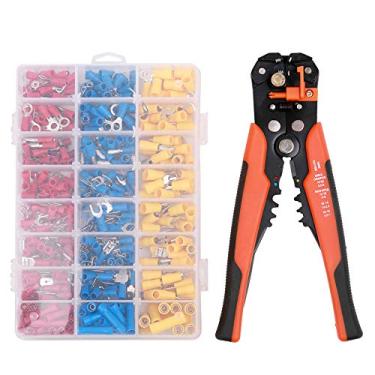 Imagem de Tingpai Kit de terminal de fio elétrico com crimpador 5 em 1 e conectores 400pcs