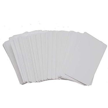 Imagem de 100 peças em branco sublimação de metal cartão de nome grosso 0,22 mm impressão cartão de visita uso de tinta de sublimação e gravação de papel prensa térmica transferência