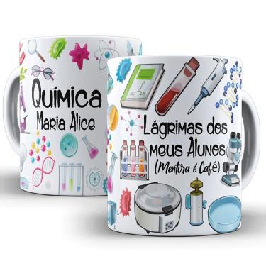 Imagem de Caneca Personalizada - Professora Química Lágrimas dos meus alunos