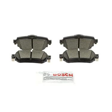 Imagem de BOSCH BC1965 QuietCast Conjunto de pastilhas de freio a disco de cerâmica premium - Compatível com Nissan Leaf, Rogue, Rogue Sport; TRASEIRA