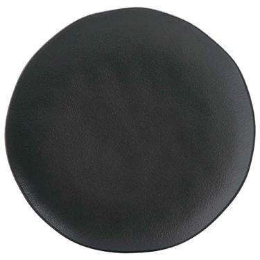 Imagem de CONJUNTO C/ 6 PRATOS RASO ORGÂNICO PRETO MATTE Ø 26,5cm