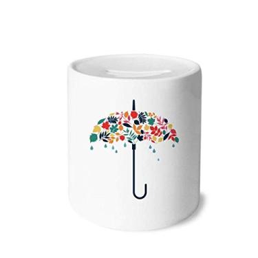 Imagem de Porta-moedas de cerâmica com estampa de cofrinho para chuva e clima