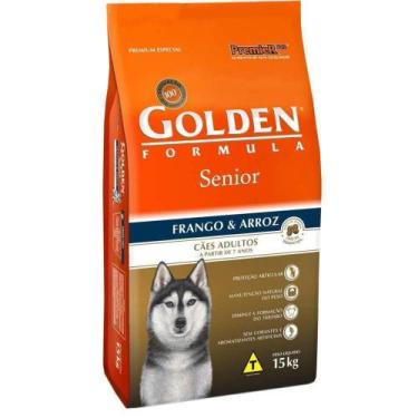 Imagem de Ração Golden Frango E Arroz Para Cães Adultos Sênior - 15Kg - Premier