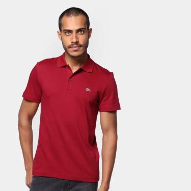 Imagem de Camiseta Lacoste Polo Basic Masculina - Vermelho
