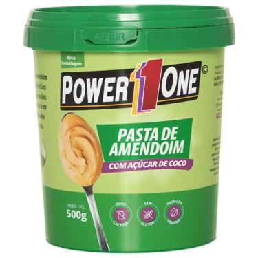 Imagem de Pasta De Amendoim - Açúcar De Coco 500G - Power1one  - Power One