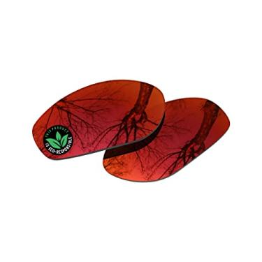 Imagem de Raydi Lentes de substituição de policarbonato para óculos de sol RayBan RB4115 de 57 mm - Espelhado vermelho fogo - polarizado