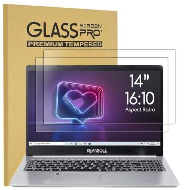 Imagem de Pacote com 2 protetores de tela de vidro temperado de 35.6 cm -16:10 (1920*1200) para Lenovo Hp, Dell, Acer, Samsung, etc., laptops com proporção de 16:10, rigidez 9H ultra clara - (não adequado para