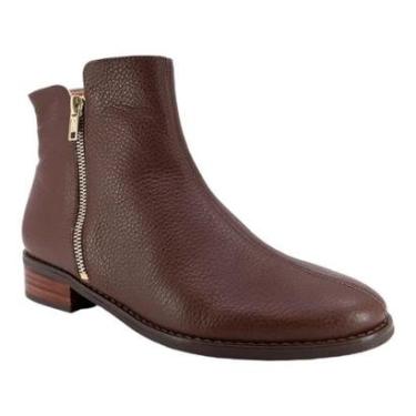 Imagem de Bota Usaflex Cano Baixo Zíper Feminina-Feminino