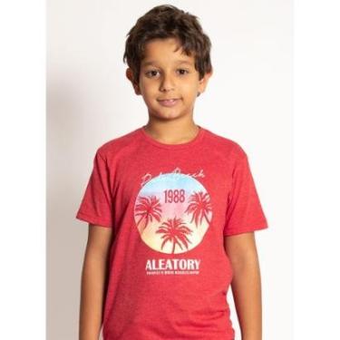 Imagem de Camiseta Aleatory Estampada Infantil Palm Beach Masculina-Masculino