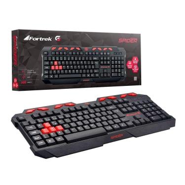 Imagem de Teclado Gamer Fortrek Spider Gk706 Usb Abnt2 Preto