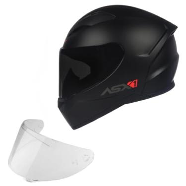 Imagem de Capacete Moto ASX City Solid Preto Fosco (64)