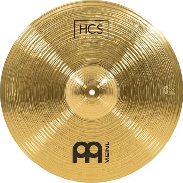 Imagem de Prato Meinl 45,72 cm Crash/Ride – HCS acabamento tradicional latão para conjunto de baterias, feito na Alemanha, 2 anos de garantia (HCS18CR)