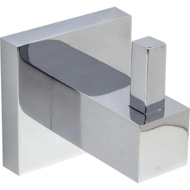 Imagem de Cabide Gancho Banheiro Vogue Luxo Inox Cromado Porta Toalha