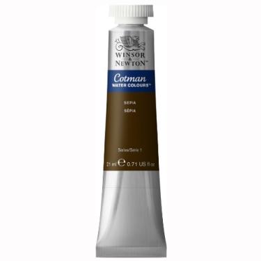 Imagem de Winsor & Newton Tinta Aquarela Cotman, Tubo de 21 ml (7 oz), sépia