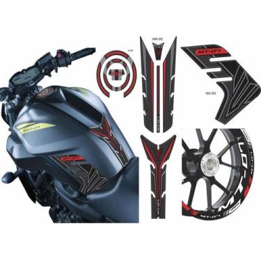Imagem de Adesivos Protetor+ Bocal+Friso e Plotter Yamaha MT 07 Kit 12 - Resitan