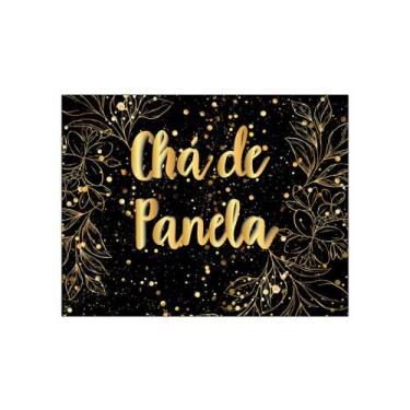 Imagem de Painel de Festa Horizontal 1,55 X 1,20 - Chá de Panela Efeito Brilhos 