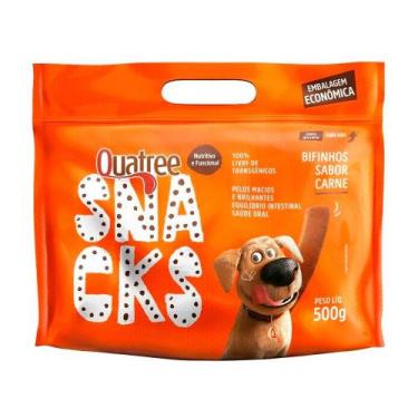 Imagem de Snack Quatree Bifinho Para Cães Sabor Carne  500g