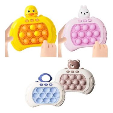 Imagem de Brinquedo Pop It Eletrônico Educativo Som Anti Stress Led - Estrela