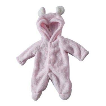 Imagem de Macacão Infantil Fantasia Parmalat Bebê - anjo da mamãe, Rosa, 3-6 M