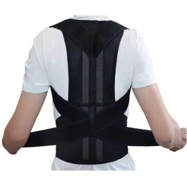 Imagem de Corretor De Postura Coluna Lombar Reforçada Cinta XL - Friburgo Comerc