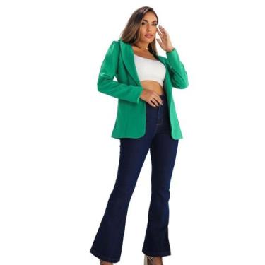 Imagem de Blazer feminino Alfaiataria Social Moda Elegante Feminina - Laura e-Co